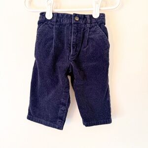 ⭐️ Janie and Jack Dark Blue Corduroy Kids Trousers